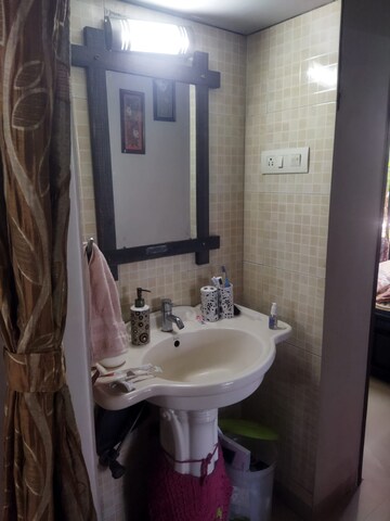Bathroom in 2 BHK Apartment at Eveready Govind Apartment, Kopar Khairane – for Rent