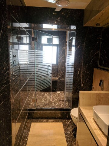 Bathroom in 4 BHK Apartment at Ahuja Towers, Prabhadevi – for Rent
