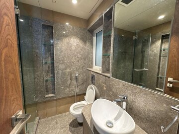 Bathroom in 5 BHK Apartment at Avighna One Avighna Park, Lower Parel – for Rent