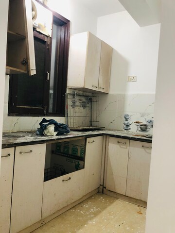 Kitchen in 1 RK Builder Floor at Paryavaran Complex – for Rent