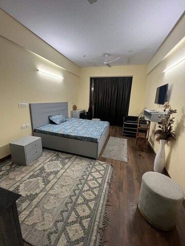 Living Room in 1 RK Independent House at Sector 14 – for Rent