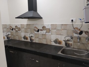 Kitchen in 1 RK Independent House at Sector 14 – for Rent
