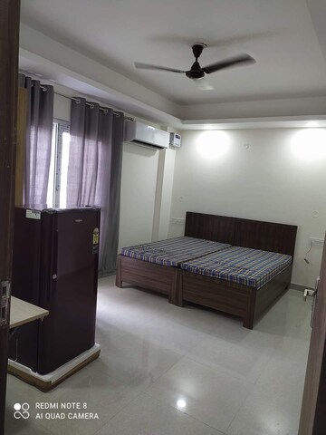 Bedroom in 1 RK Independent House at Sector 14 – for Rent