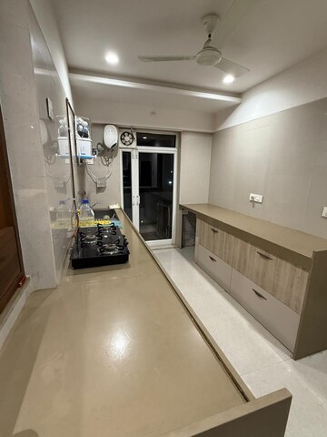 Kitchen in 4 BHK Apartment at Dosti Group Imperia, Manpada – for Rent