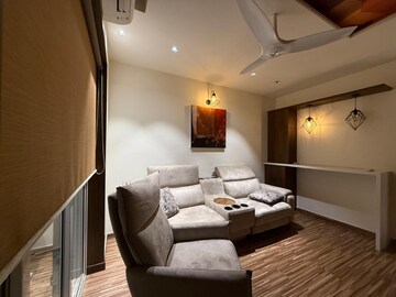 Living Room in 4 BHK Apartment at Dosti Group Imperia, Manpada – for Rent