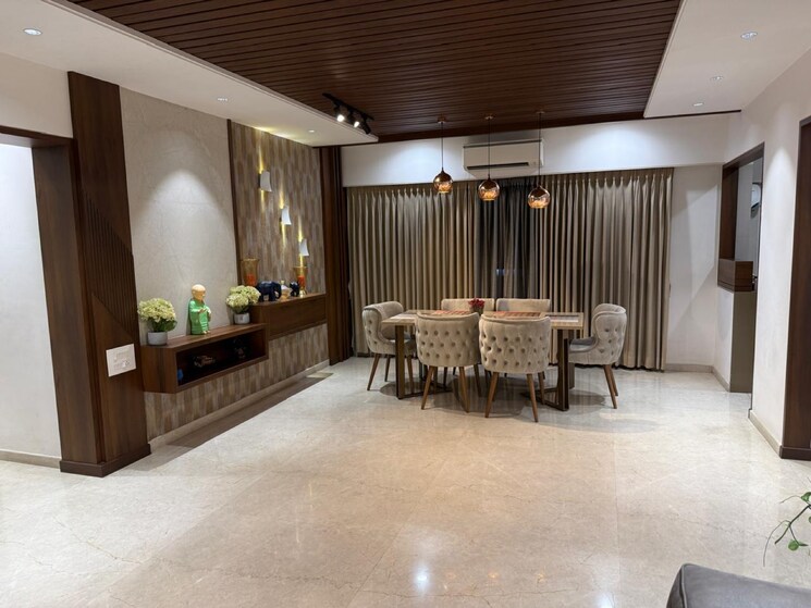Living Room, dosti-group-imperia 4 Bedroom 1800 Sq.Ft. Apartment In Manpada Thane 9067236