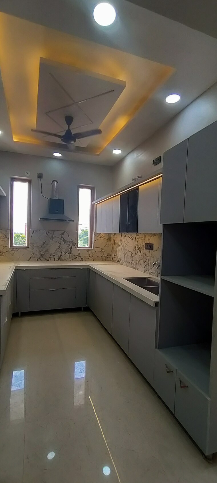 Kitchen, puri-kohinoor 3 Bedroom 146 Sq.Yd. Builder Floor In Sector 89 Faridabad 9067241