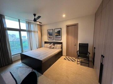 Bedroom in 3 BHK Apartment at One Hiranandani Park, Brahmand – for Rent