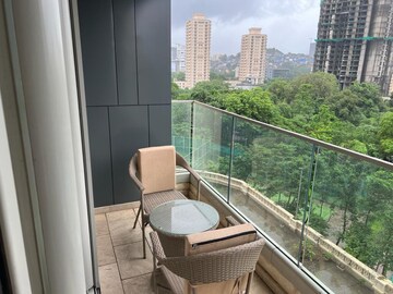 Balcony in 3 BHK Apartment at One Hiranandani Park, Brahmand – for Rent