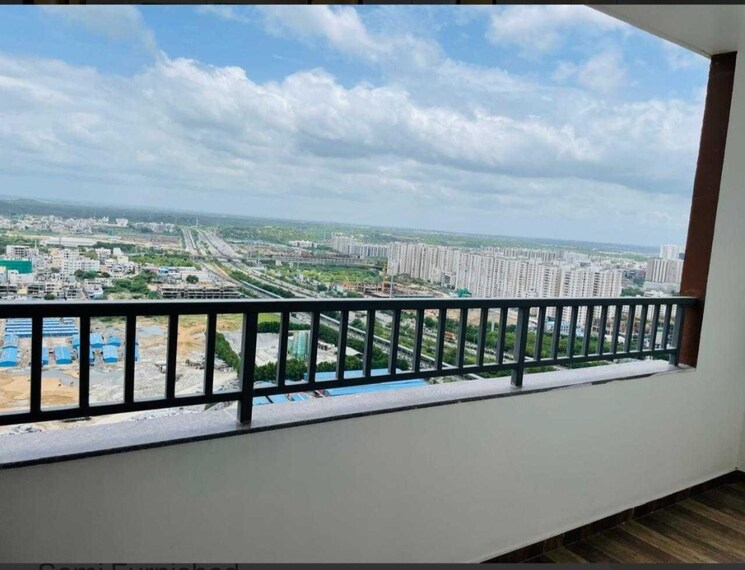 Balcony, rajapushpa-provincia 3 Bedroom 2020 Sq.Ft. Apartment In Narsingi Hyderabad 9067257