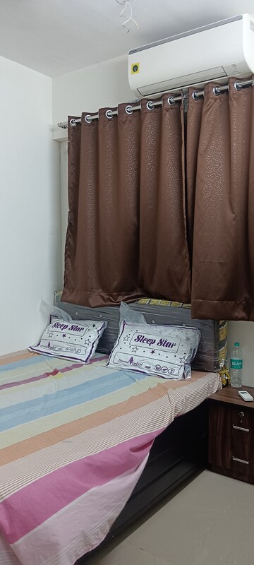 Bedroom in 1 BHK Apartment at Group Satellite Elegance, Goregaon East – for Rent