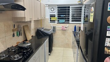 Kitchen in 2 BHK Apartment at Prestige High Fields, Gachibowli – for Rent