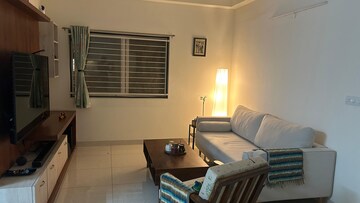 Living Room in 2 BHK Apartment at Prestige High Fields, Gachibowli – for Rent