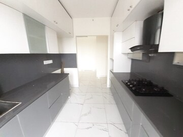 Kitchen in 3 BHK Apartment at Mantri Lithos, Thanisandra – for Rent