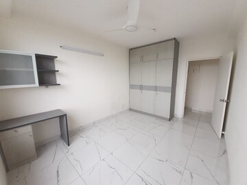 Bathroom in 3 BHK Apartment at Mantri Lithos, Thanisandra – for Rent