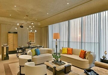 Living Room in 5 BHK Apartment at Rustomjee Crown, Prabhadevi – for Rent