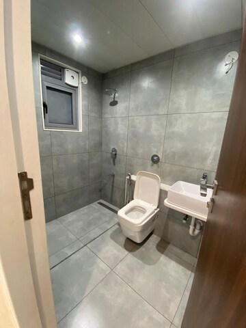 Bathroom in 2 BHK Apartment at Ahura Ecopolitan, Punawale – for Rent