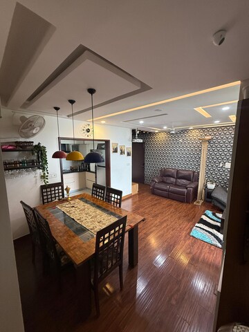 Living Room in 2 BHK Apartment at Purva Palm Beach, Hennur Road – for Rent