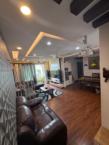 Living Room in 2 BHK Apartment at Purva Palm Beach, Hennur Road – for Rent
