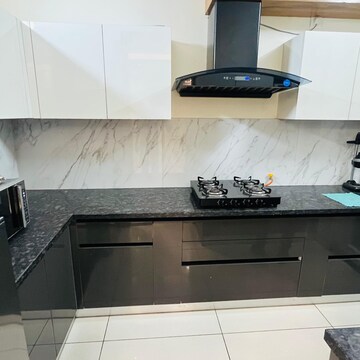 Kitchen in 3 BHK Apartment at Allwin El Spazia, Nagla Road – for Rent