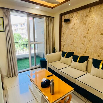 Living Room in 3 BHK Apartment at Allwin El Spazia, Nagla Road – for Rent
