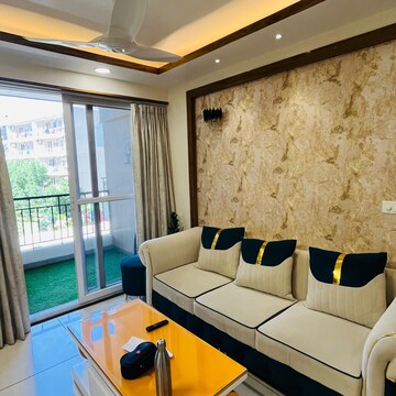 Living Room in 3 BHK Apartment at Allwin El Spazia, Nagla Road – for Rent