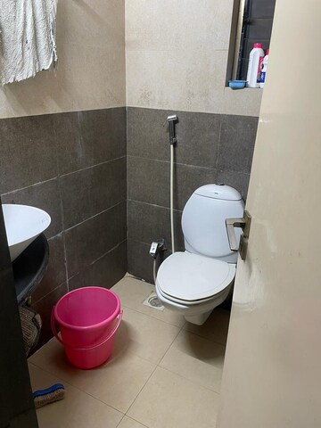 Bathroom in 3 BHK Apartment at Cosmic Heights, Bhakti Park – for Rent