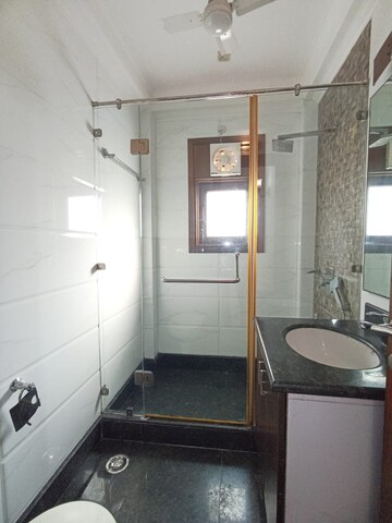 Bathroom in 3 BHK Builder Floor at Greater Kailash I – for Rent