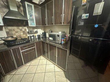Kitchen in 3 BHK Builder Floor at Kalkaji – for Rent
