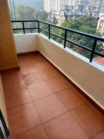 Balcony in 3 BHK Apartment at Woodland Avenue, Kothrud – for Rent