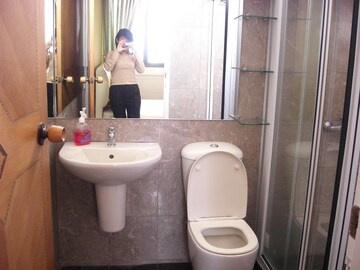 Bathroom in 2 BHK Independent House at RWA Apartments Sector 19, Sector 19 – for Rent