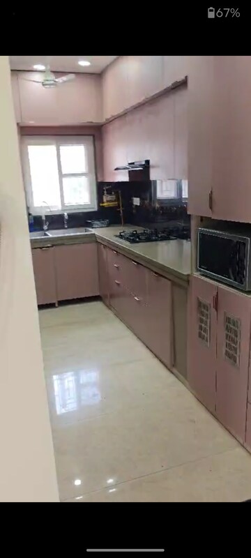 Kitchen in 3 BHK Builder Floor at Sarvapriya Vihar – for Rent