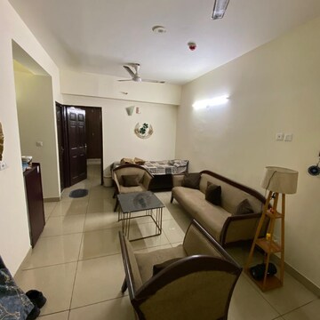 Living Room in 2 BHK Apartment at Supertech Cape Town, Sector 74 – for Rent