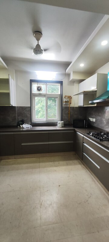 Kitchen in 3 BHK Builder Floor at Shivalik Colony – for Rent