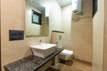 Bathroom in 3 BHK Builder Floor at South Extension – for Rent