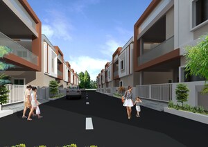 4 BHK Villa – Exterior View View at Kollur - for Sale