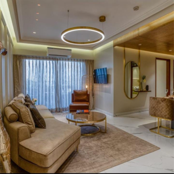 Living Room in 2 BHK Apartment at Ace City, Aimnabad – for Rent