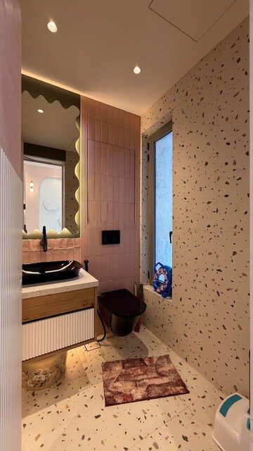 Bathroom in 4 BHK Apartment at Rustomjee Crown, Prabhadevi – for Rent