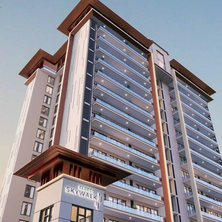 Exterior View, eldeco-latitude-27 3 Bedroom 1870 Sq.Ft. Apartment In Iim Road Lucknow 9068355