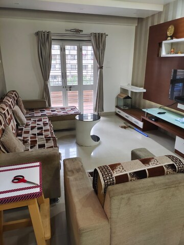 Living Room in 3 BHK Apartment at Sahyadri Heights Anand Nagar, Anand Nagar – for Sale