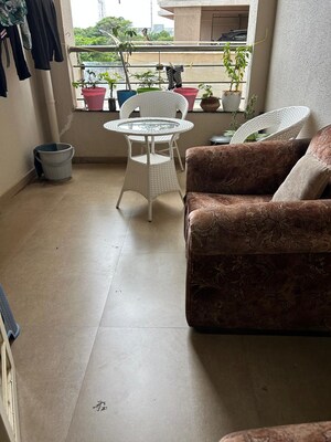 Living Room in 2 BHK Apartment at GK Atlanta Phase I, Wakad – for Sale