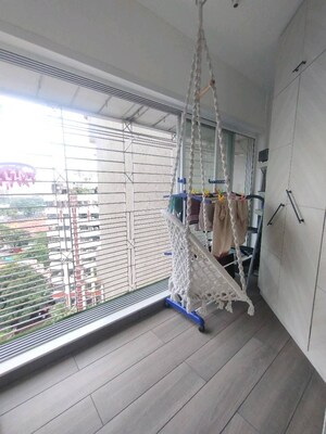 Balcony in 3 BHK Apartment at Runwal Heights, Mulund West – for Sale