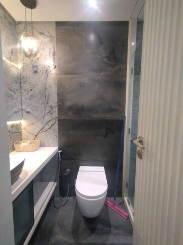 Bathroom in 3 BHK Apartment at Runwal Heights, Mulund West – for Sale