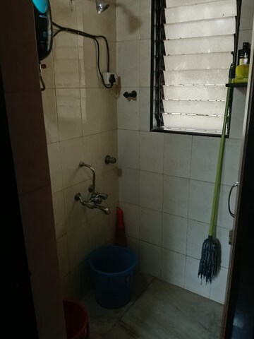 Bathroom in 1 BHK Apartment at Shree Mahavir Darshan, Lower Parel – for Rent