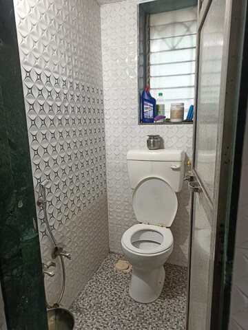 Bathroom in 1 BHK Apartment at Shreerang CHS, Shrirang Society – for Sale
