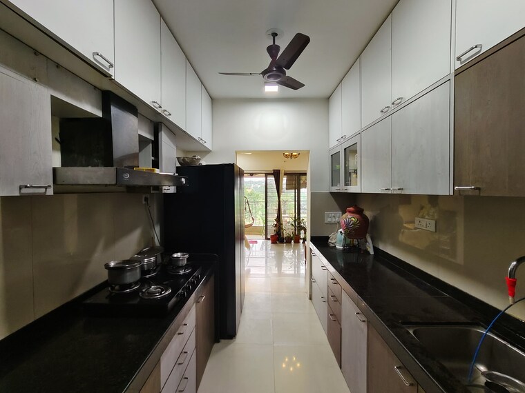 Kitchen, skyi-songbirds 2 Bedroom 850 Sq.Ft. Apartment In Bavdhan Pune 9068579