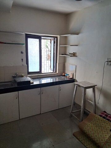 Kitchen in 1 BHK Apartment at Vidya Vihar Building, Ghatkopar East – for Rent