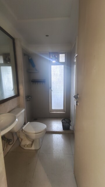 Bathroom in 2 BHK Apartment at Hiranandani Meadows, Manpada – for Rent