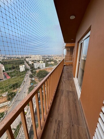 Balcony in 3 BHK Apartment at Windsor Troika, Yelenahalli – for Rent