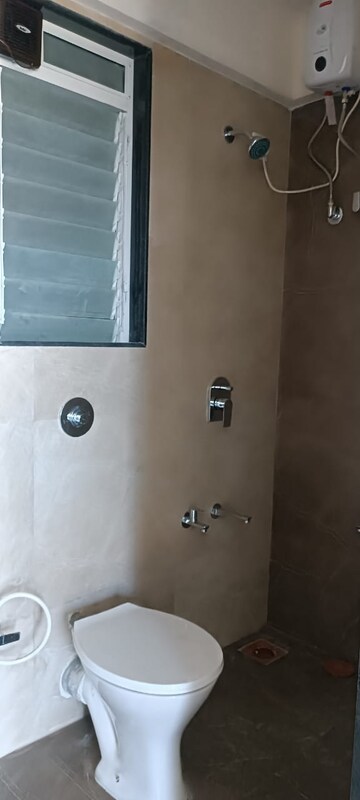Attached Bathroom in 2 BHK Apartment at Mahavir Kalpavruksha, Ghodbunder Road – for Rent